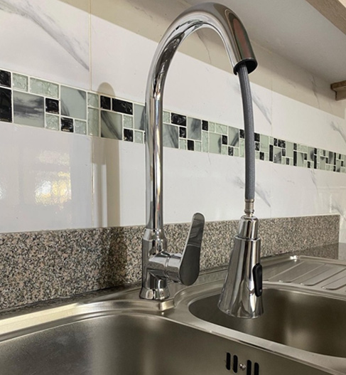 Pull Down Kitchen Faucet